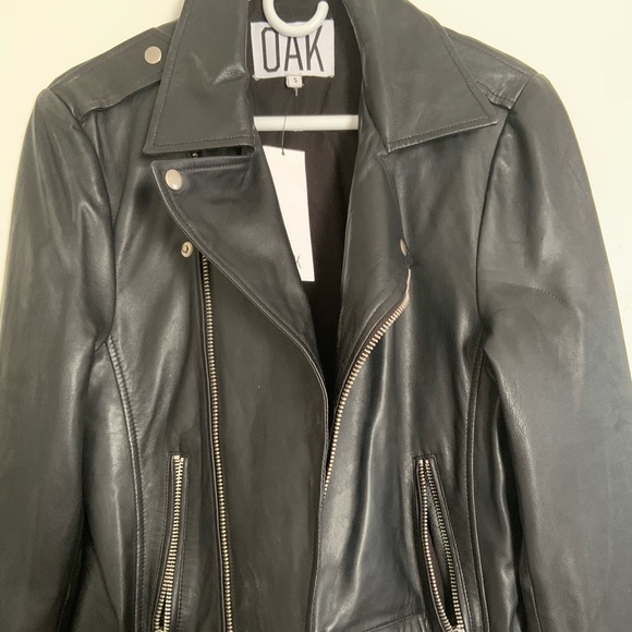 OAK Jackets & Blazers - Black leather jacket by OAK.